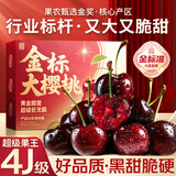 山姆大叔车厘子美早樱桃【JD-多地次日达】大连4J级大樱桃水果礼盒装端午 3斤(净重) 【超值装-80%选】爽吃礼盒 【黑钻级｜鲜甜爆汁】3J 巨无霸 30-32mm