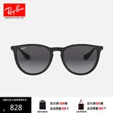 雷朋（RayBan）墨镜女款太阳镜抗紫外线轻质渐变多色镜片可选可定制度数0RB4171F 622/8G 黑色镜框灰色渐变镜片 尺寸57
