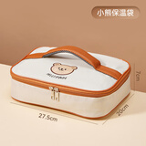 沃德百惠（WORTHBUY）饭盒袋保温保冷手提便当包餐盘袋子野餐露营外带便携上班族带饭袋 餐盘保温袋