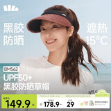 蕉下（beneunder）遮阳帽子草帽防晒帽女防紫外线太阳帽空顶帽黑胶BM562橡林棕