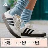 adidas「T头鞋」VL COURT复古休闲板鞋德训鞋男女阿迪达斯轻运动   汉玉白/黑色/树脂黄 (推荐女生买小半码)   35.5