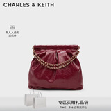 CHARLES&KEITH子母链条大容量流浪包单肩包包女包520礼物送女友CK2-40671449