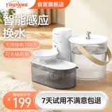 优阳倾倒式猫咪饮水机流动水不插电自动喂水器宠物狗狗饮水器YS1