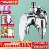 橱卫帮明装淋浴水龙头铜混水阀花洒明管冷热混水阀龙头淋浴器开关CV1031