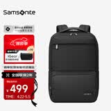 新秀丽双肩包电脑包男16英寸大容量背包书包商务出差旅行包休闲都市