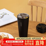 乐扣乐扣（LOCK&LOCK）保温杯遇见元气保温保冷咖啡杯弹跳盖男女颜值水杯550ML黑色