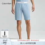 Calvin Klein内衣【冰美事系列】情侣夏季ck凉感抗菌居家睡衣短裤睡裤随心选 男士下装8I3-蓝山 M