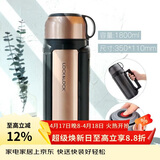 乐扣乐扣（LOCK&LOCK）保温壶304不锈钢保温保冷水壶户外露营旅行壶1.8L金色