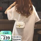 viney包包女包牛皮斜挎手机包洋气单肩链条包生日母亲节礼物实用送妈妈