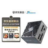 海韵（SEASONIC）【FOCUS v5 GX】750W 双色线材白金认证 电脑电源｜A级声学认证｜ATX 3.1｜CQC3级｜支持50系显卡