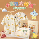 班杰威尔（Banjvall）新生儿礼盒婴儿衣服春季宝宝初生礼满月周岁服59