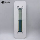 苹果 Apple Watch Series 11/10/9/8/7代原装运动硅胶/耐克表带通用版 全新 40-42mm 小青黄色回环表带 正品保障