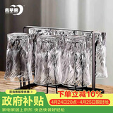 青苹果玻璃水杯架 黑色轻奢不锈钢玻璃杯架 酒杯玻璃杯牛奶杯茶杯杯架