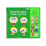【超模何穗同款发声书】米象 Head shoulders knees&toes 身体部位歌 世界经典SSS英语启蒙儿歌发声书 英文童谣音乐书 儿童点读版有声书  幼儿磨耳朵ABCsong