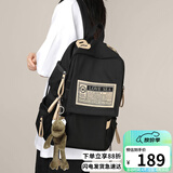 爱情海双肩包书包女大容量小学生初中高中背包大学生15.6吋电脑包旅行包