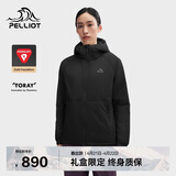 伯希和（Pelliot）[成毅同款]Primaloft金标P棉棉服女保暖防风春季外套125376010黑L