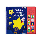 【超模何穗同款发声书】米象 Twinkle twinkle little star 小星星 世界经典SSS英语启蒙儿歌发声书 英文童谣音乐书 儿童点读版有声书  幼儿磨耳朵ABCsong字母