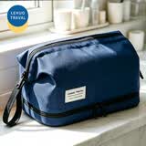 乐活旅行洗漱包男出差旅行男士化妆用品收纳袋差旅便携式大容量洗浴洗澡包