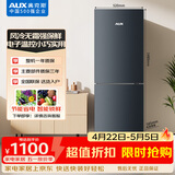 奥克斯186升二级能效风冷无霜双门电冰箱家用宿舍租房办公室节能省电低噪冷冻冷藏两用BCD-186WN