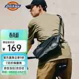 Dickies单肩斜挎包男多隔层胸包DK骑行运动多功能腰包休闲风大容量手机包