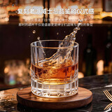 青苹果强化水晶玻璃威士忌酒杯205ml6只 果汁冷水杯烈酒杯白兰地洋酒杯