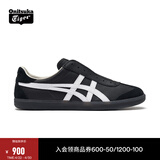 Onitsuka Tiger鬼塚虎德训懒人鞋男女 懒人运动休闲鞋TOKUTEN SLIP-ON 黑色 37.5