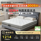 顾家家居（KUKA）梦想垫PLUS 2cm天然乳胶床垫席梦思主次卧床垫梦想垫1016 1.5x2米