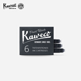 KAWECO德国进口 卡维克 配件系列 钢笔墨囊 珍珠黑 6支装