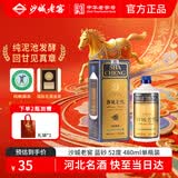 沙城老窖 蓝砂 浓香型白酒 52度 480ml单瓶装  高度纯粮食酒口粮 马年送礼