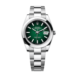 劳力士（ROLEX）日志型  26年新品 烟熏绿 自动机械机芯 100米防水 41mm  瑞表
