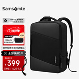 新秀丽双肩包电脑包男女16英寸商务通勤背包大容量出差旅行书包轻便时尚