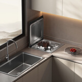 方太【单槽洗碗机小贝壳A2】大容量热风烘干高温消毒 高能气泡洗 一级水效 可洗海鲜果蔬 洗碗不弯腰