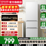 康佳冰箱 206升冰箱三开门家用租房小型变频二级能效节能轻音三门三温软冷冻电冰箱九档温控小巧不占地 206升白色【三门三温软冷冻】