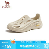 骆驼（CAMEL）男士快穿镂空运动凉鞋时尚沙滩洞洞拖鞋 G13M834091 山沙 44 