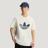 阿迪达斯（adidas）三叶草系列 男 TOUR TEE SS 短袖T恤 KW5670 白色 M