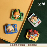 POP MART泡泡玛特 DIMOO WORLD x 迪士尼系列-冰箱贴盲盒周边礼物 整盒6个 不支持七天无理由退换