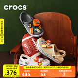 CROCS卡骆驰贝雅卡骆班洞洞鞋轻便耐磨拖鞋一脚蹬休闲鞋|205089 黑色/白色-066 45 (290mm)