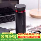 乐扣乐扣（LOCK&LOCK）菲特旋转盖轻量杯保温杯学生商务水杯450ml黑红 LHC4131BKR