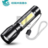 芮帕（RUIPA）户外强光迷你充电筒小手电筒强光超亮远射户外家用 51塑料变焦