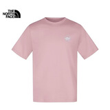 The North Face北面男女同款印花短袖T恤户外透气8GVG 粉色/0SO 2XL