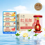 郎酒 红花郎15 酱香型白酒 39度 500mL*6瓶 整箱装