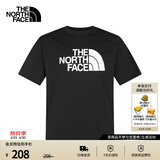 北面（The North Face）【经典款】短袖T恤男宽松棉质半袖户外休闲舒适透气春夏上新款 黑色 L /175