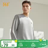 361°卫衣男装春夏季长袖运动服休闲跑步圆领宽松上衣服652334801D-2