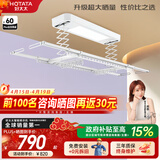 好太太（Hotata） 电动晾衣架智能自动升降晒被阳台晾衣架室外衣服架伸缩晾衣杆 【46孔大晒量】D11-Z白色