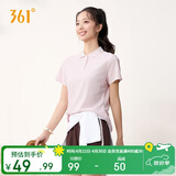 361°t恤女春夏季运动polo衫速干健身休闲跑步短袖上衣662624111H-2