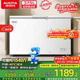 澳柯玛（AUCMA）375升单温大冷柜家用卧式冰柜雪糕柜 冷藏柜冷冻柜顶开门冰箱一级能效 BC/BD-375HNE 以旧换新