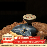 藏壶天下宜兴紫砂盖托茶宠纯手工摆件茶具配件青蛙莲子可养茶桌茶玩小摆件