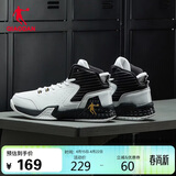 乔丹男鞋篮球鞋高帮皮面舒适减震耐磨学生实战青少年运动鞋
