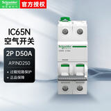 施耐德空气开关Pro iC65N 2P D50A 双进双出空开断路器A91ND250