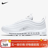 耐克男子休闲鞋AIR MAX 97运动鞋921826-101 白色 40 